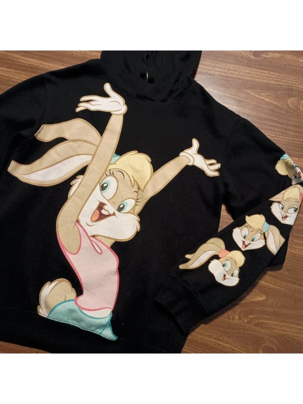 Lola Bunny Hoodie - Small // Looney Tunes Space Jam Hooded Sweatshirt